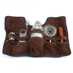 Conjunto de Ferramentas para Cocktail e Vinho 7 em 1 em Aço Inoxidável com Saco de Tecido, Capacidade: 550ml, 550ml