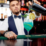 Conjunto de Ferramentas para Cocktail Shaker em Aço Inoxidável 12 em 1 com Saco de Tecido, Capacidade: 750ml, 750ml