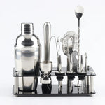 Conjunto de Ferramentas para Cocktail 18 em 1 com Suporte Acrílico, Capacidade: 750ml, 750ml