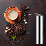 Moinho Manual Portátil de Café com Manivela em Aço Inoxidável, Capacidade: 40g, Aço Inoxidável Capacidade: 40g