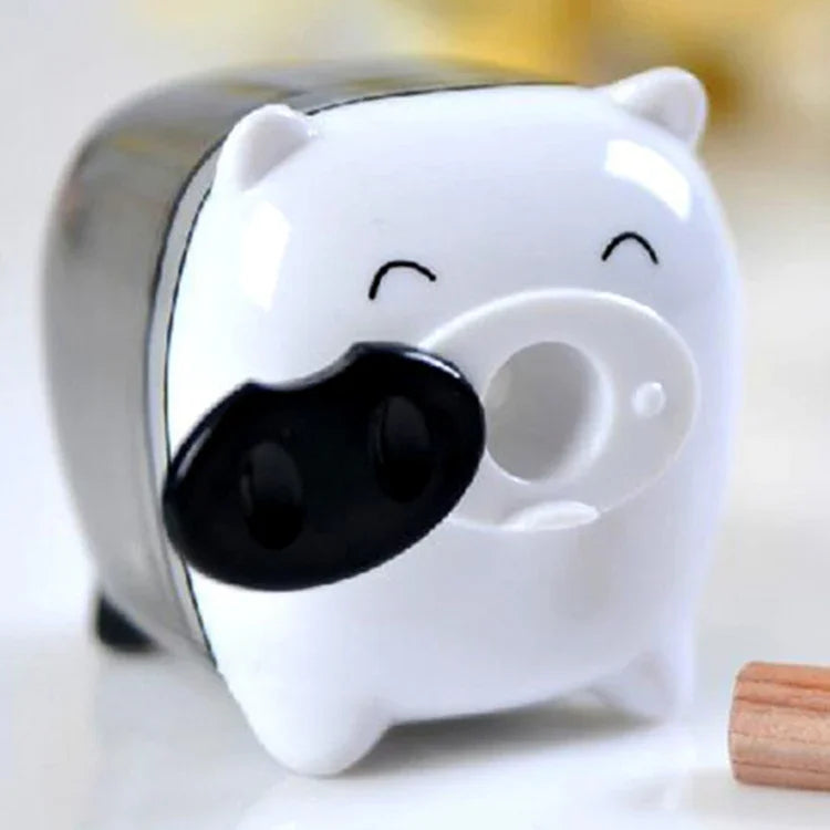 Apontadores de Lápis Manuais Mini Porco Deli, Amigáveis para Crianças em Casa, Escritório e Escola, Entrega de Cor Aleatória, 0557