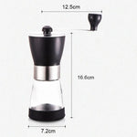 Moinho Manual Portátil de Especiarias e Ervas com Mós Cónicas, Moedor de Café, Capacidade: 20g, Capacidade: 20g