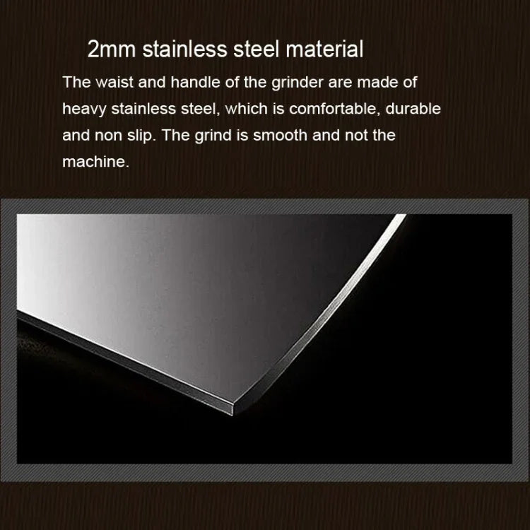 Moinho Manual Portátil de Especiarias e Ervas com Mós Cónicas, Moedor de Café, Capacidade: 20g, Capacidade: 20g
