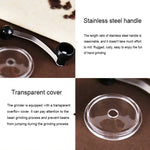 Moinho Manual Portátil de Especiarias e Ervas com Mós Cónicas, Moedor de Café, Capacidade: 20g, Capacidade: 20g