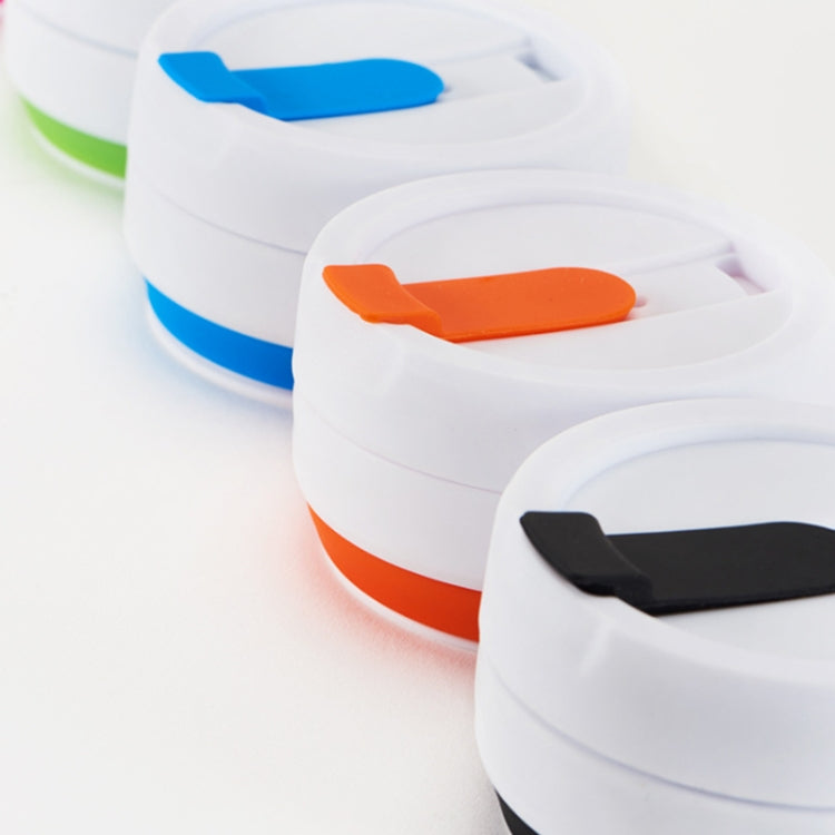Caneca de Viagem Dobrável de Silicone para Café e Chá de Bolso 350ml com Tampa