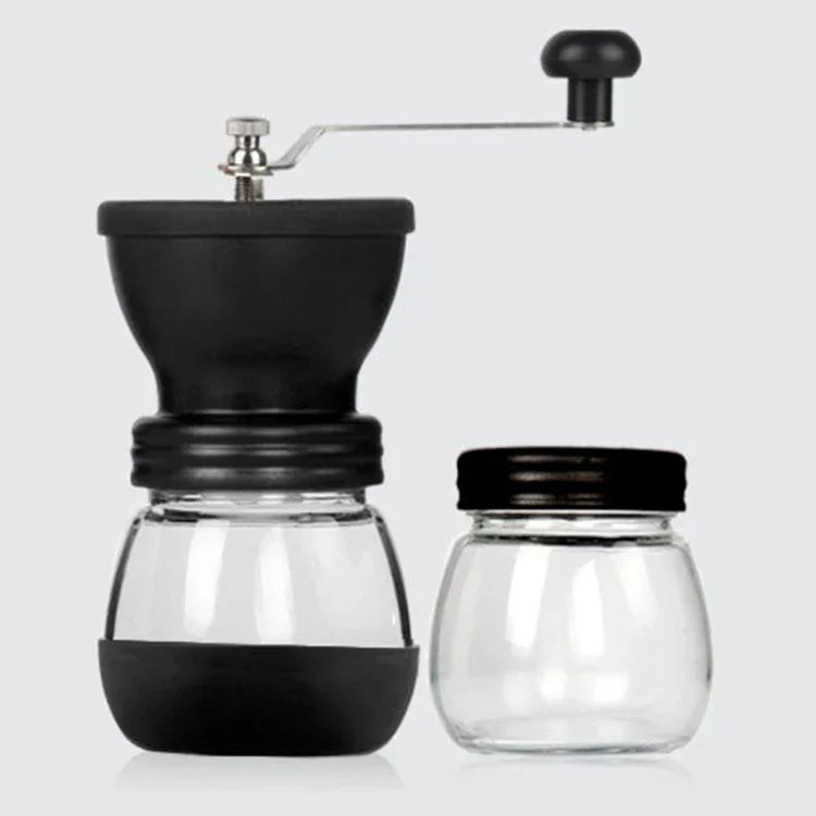 Moinho Manual Portátil de Moagem de Especiarias e Ervas com Moinho Cónico, Moedor de Café com Pote Selado, Com Pote Selado