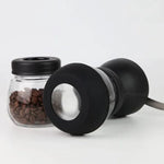 Moinho Manual Portátil de Moagem de Especiarias e Ervas com Moinho Cónico, Moedor de Café com Pote Selado, Com Pote Selado