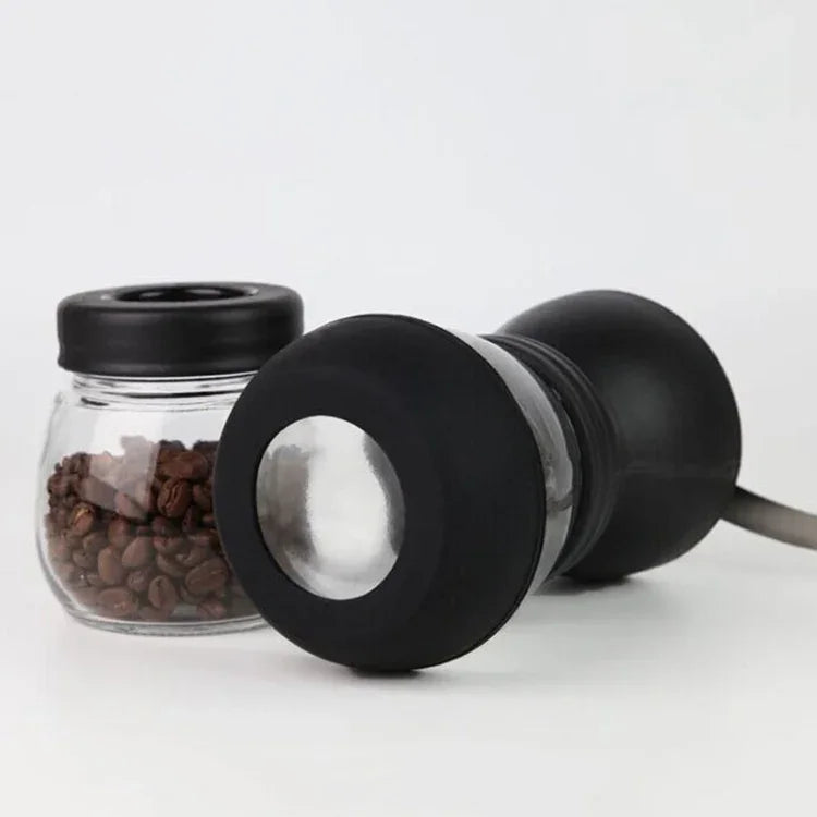 Moinho Manual Portátil de Moagem de Especiarias e Ervas com Moinho Cónico, Moedor de Café com Pote Selado, Com Pote Selado