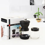 Moinho Manual Portátil de Moagem de Especiarias e Ervas com Moinho Cónico, Moedor de Café com Pote Selado, Com Pote Selado