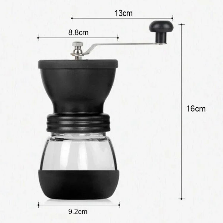 Moinho Manual Portátil de Moagem de Especiarias e Ervas com Moinho Cónico, Moedor de Café com Pote Selado, Com Pote Selado