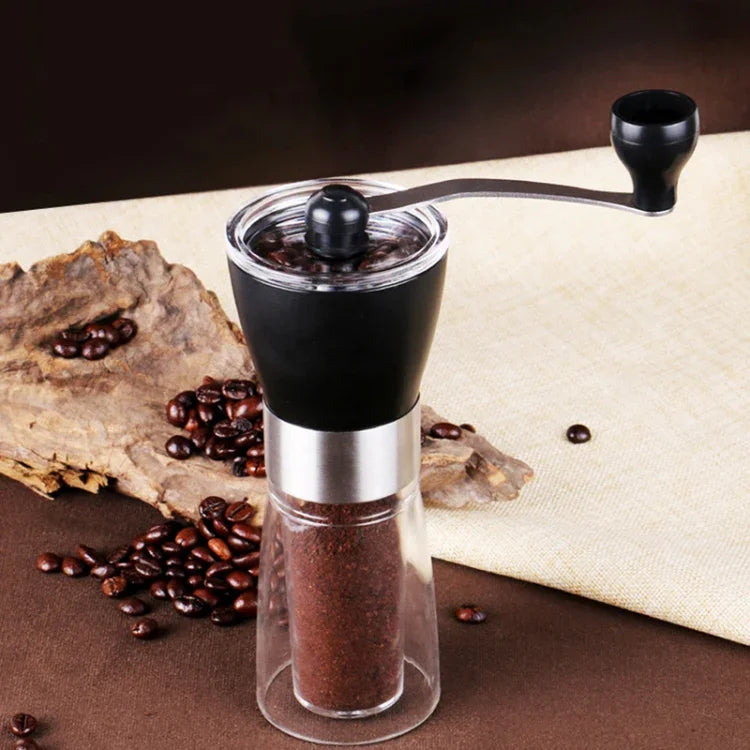 Moinho Manual Portátil de Especiarias e Ervas com Mós Cónicas, Moedor de Café, Capacidade: 36g, Portátil Cónico