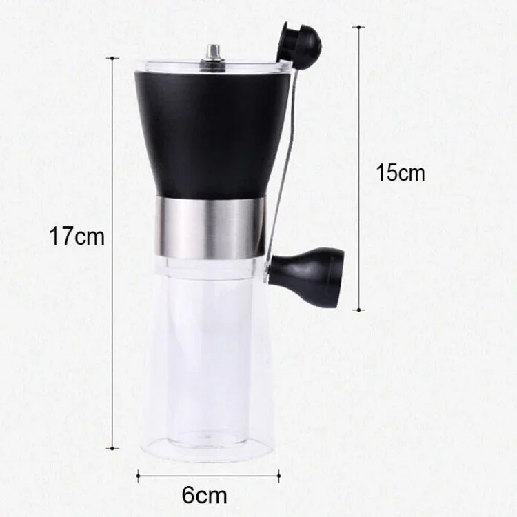Moinho Manual Portátil de Especiarias e Ervas com Mós Cónicas, Moedor de Café, Capacidade: 36g, Portátil Cónico