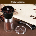 Moinho Manual Portátil de Especiarias e Ervas com Mós Cónicas, Moedor de Café, Capacidade: 36g, Portátil Cónico