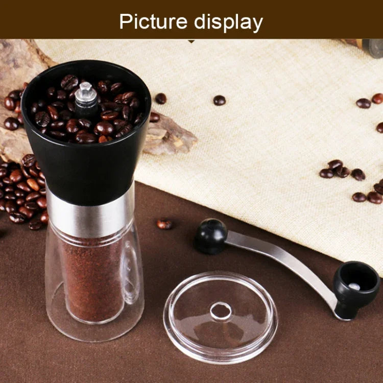 Moinho Manual Portátil de Especiarias e Ervas com Mós Cónicas, Moedor de Café, Capacidade: 36g, Portátil Cónico