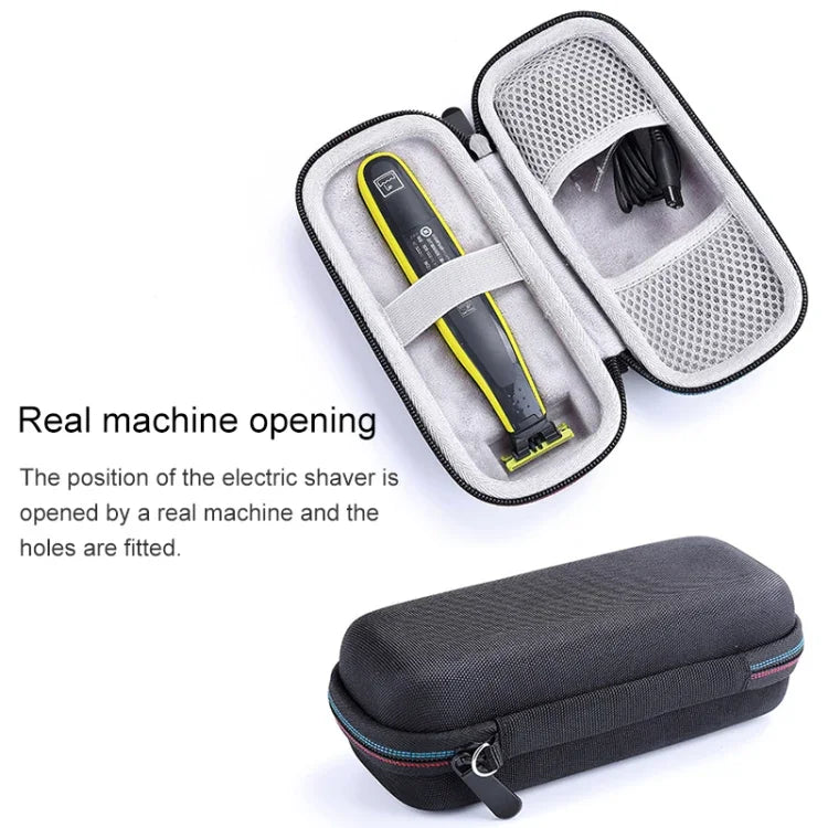 Bolsa Portátil EVA Anti-impacto para Armazenamento de Aparelho de Barbear com Corda para Philips OneBlade, Para Philips OneBlade