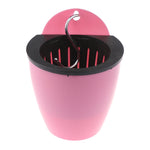 Vaso Autoirrigável para Plantas, Vasos de Flores Preguiçosos para Pendurar na Parede, Redondos, em Resina Plástica, Tamanho: 13x8,5x13cm, Tamanho: 13x8,5x13cm
