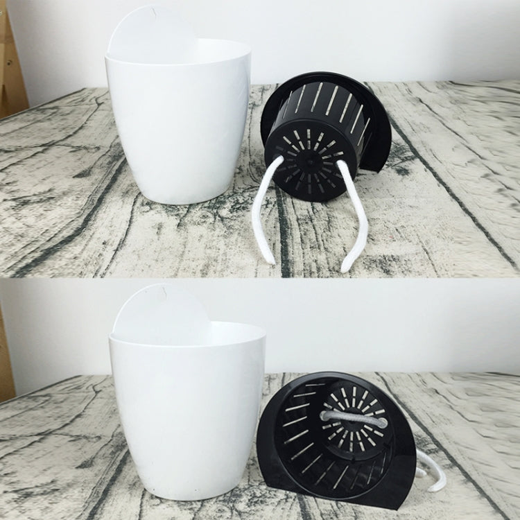 Vaso Autoirrigável para Plantas, Vasos de Flores Preguiçosos para Pendurar na Parede, Redondos, em Resina Plástica, Tamanho: 13x8,5x13cm, Tamanho: 13x8,5x13cm