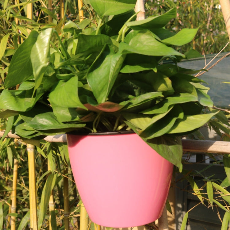 Vaso Autoirrigável para Plantar Plantas Vasos de Flores Preguiçosos Suspensos Redondos em Resina Plástico, Tamanho: 18x12.5x16cm, Tamanho: 18x12.5x16cm