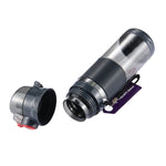 Teloy TNY-9601 Garrafa Portátil com Tampa de Pressão de 650ML, Copo Espacial, Temperatura Aplicável da Água: ﹣20 ~ 120 Graus Celsius, TNY-9601 (Cinza Escuro + Vermelho)