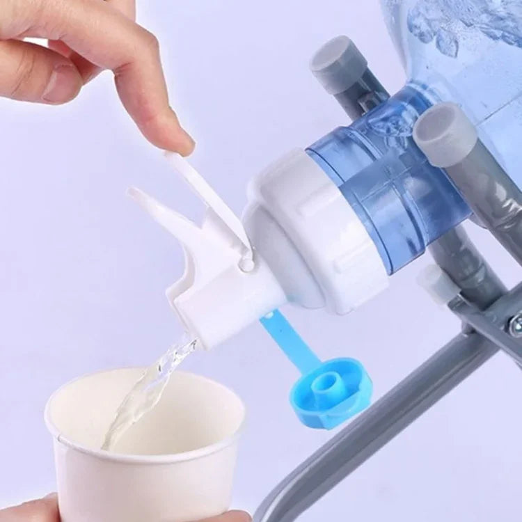 Válvula Dispensadora de Torneira para Garrafa de Água PP com Tampa Anti-Pó para Garrafa com Tampa de Coroa de 55mm, Válvula Dispensadora de Torneira