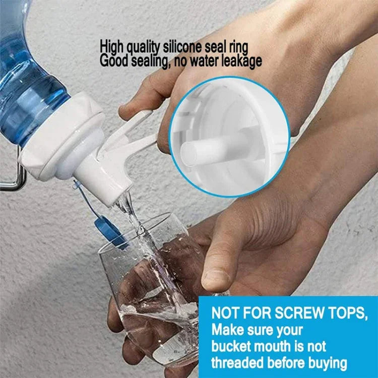 Válvula Dispensadora de Torneira para Garrafa de Água PP com Tampa Anti-Pó para Garrafa com Tampa de Coroa de 55mm, Válvula Dispensadora de Torneira