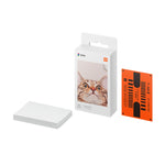 50 Unidades de Papel Fotográfico Original Xiaomi para Impressora de Bolso Xiaomi, Papel para Impressora de Bolso