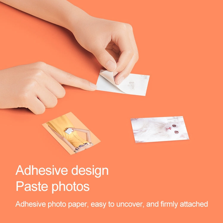 50 Unidades de Papel Fotográfico Original Xiaomi para Impressora de Bolso Xiaomi, Papel para Impressora de Bolso