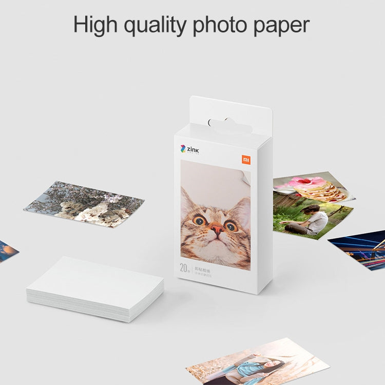 50 Unidades de Papel Fotográfico Original Xiaomi para Impressora de Bolso Xiaomi, Papel para Impressora de Bolso