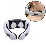 Massageador de Pescoço Elétrico com Pulso e Choque Inteligente para Corpo, Alimentado a Pilhas (Pilhas Não Incluídas), Alimentação por Pilhas Velhas