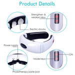 Massageador de Pescoço Elétrico com Pulso e Choque Inteligente para Corpo, Alimentado a Pilhas (Pilhas Não Incluídas), Alimentação por Pilhas Velhas