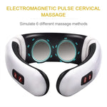 Massageador de Pescoço Elétrico com Pulso e Choque Inteligente para Corpo, Alimentado a Pilhas (Pilhas Não Incluídas), Alimentação por Pilhas Velhas