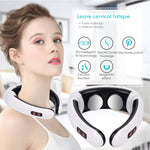 Massageador de Pescoço Elétrico com Pulso e Choque Inteligente para Corpo, Alimentado a Pilhas (Pilhas Não Incluídas), Alimentação por Pilhas Velhas