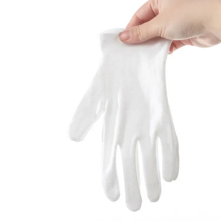12 Pairs Pure Cotton Working Gloves, Medium Thick Size：Free Size, Medium Thick, Size：Free Size