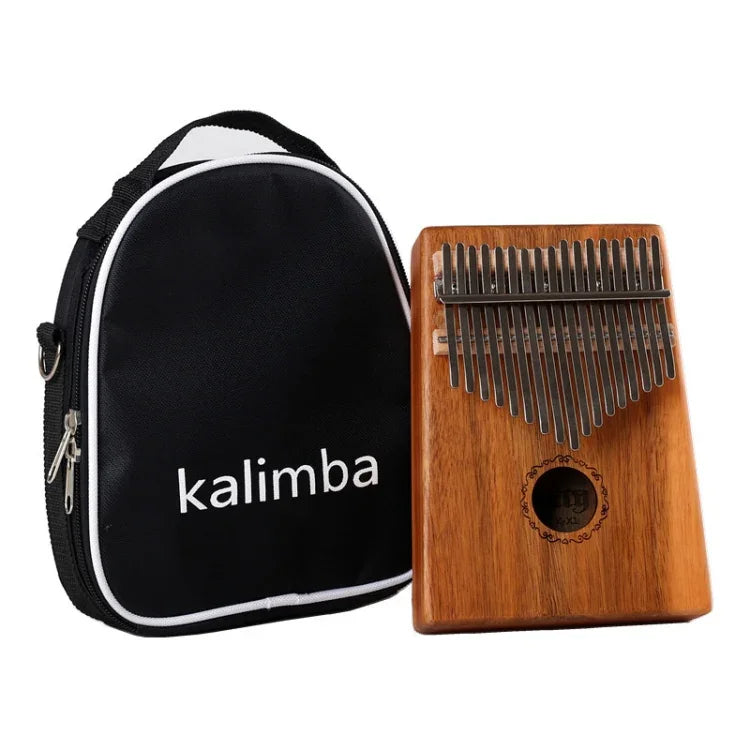 Kalimba de Polegar de Madeira de Acácia com 17 Tons, Kalimba de Madeira de Acácia