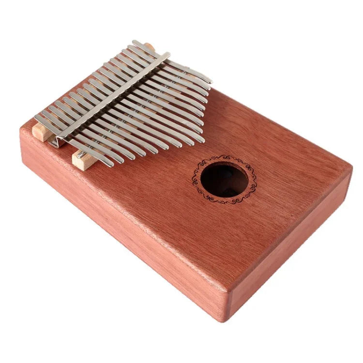 Kalimba de Polegar de Madeira de Acácia com 17 Tons, Kalimba de Madeira de Acácia