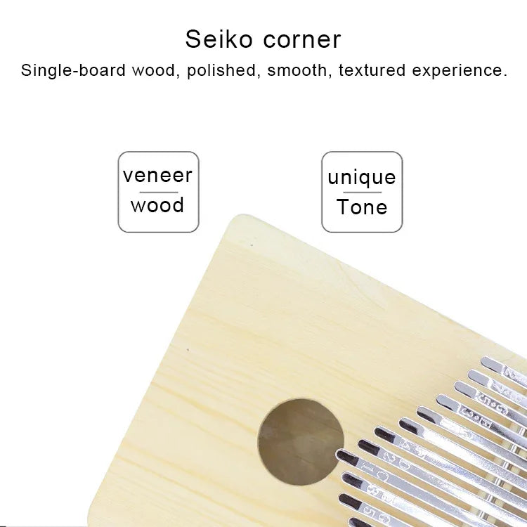 Kalimba de 17 Tons Piano de Polegar Kalimba Piano de Dedo para Crianças DIY, Piano de Polegar Kalimba