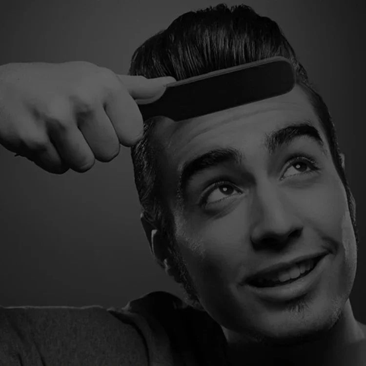 Escova de Cerdas de Javali com Cabo de Madeira para Limpeza de Cabelo e Barba Masculina Pente Anti-estático para Barbearia e Estilização, Escova para Barba