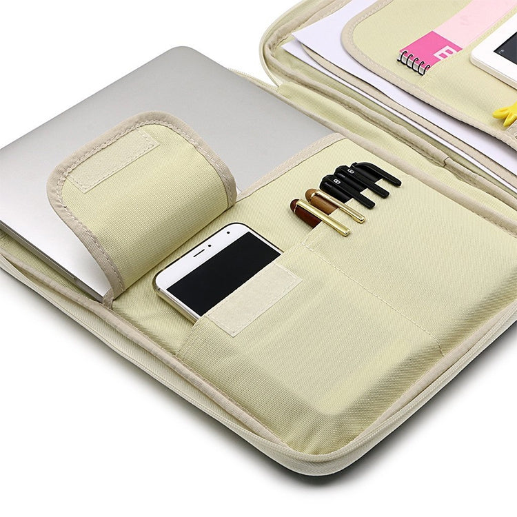 Pasta de Documentos com Fecho Multiusos para Escritório, Bolsa de Armazenamento A4