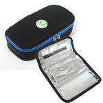 Bolsa Isolante para Armazenamento de Insulina para Viagem e Exterior, Tamanho: 20,3*10*5cm