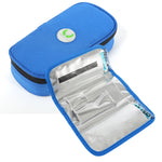 Bolsa Isolante para Armazenamento de Insulina para Viagem e Exterior, Tamanho: 20,3*10*5cm