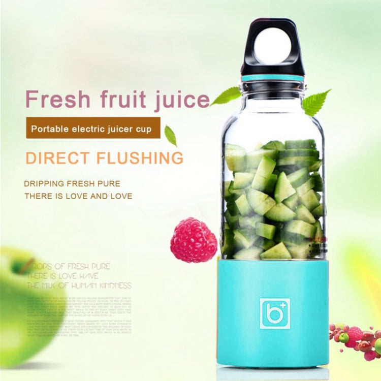Bingo Copo liquidificador elétrico portátil mini USB recarregável de 500ml, 22000 rotações por minuto, cabeça de lâmina dupla rosa, cabeça de lâmina dupla verde, cabeça de lâmina dupla azul, cabeça de lâmina dupla roxa, cabeça de lâmina dupla vermelha