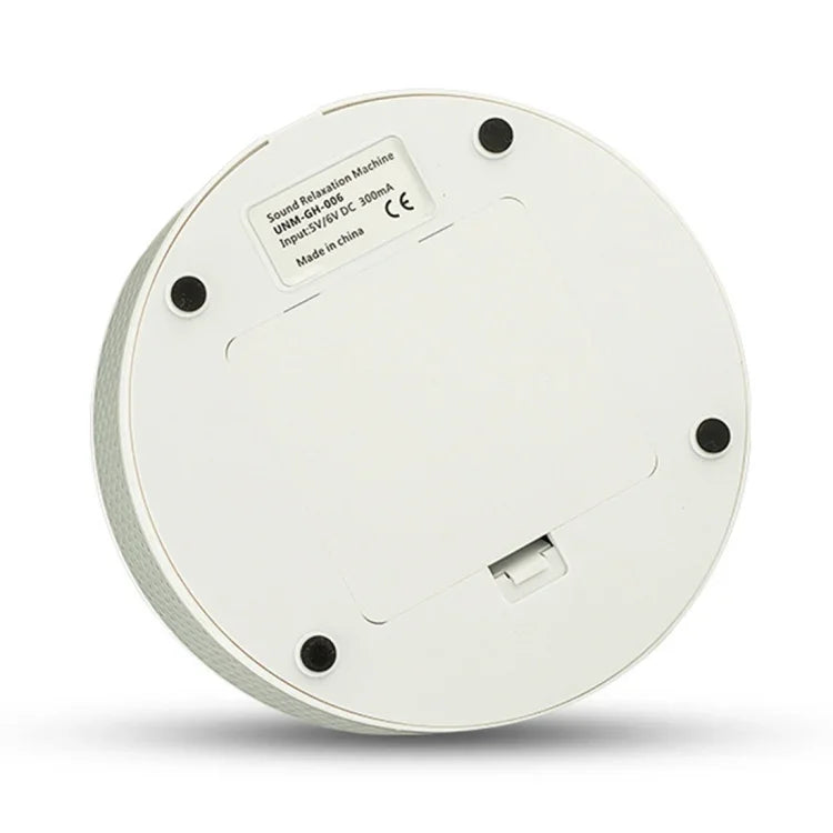 Máquina de Ruído Branco Dispositivo de Ajuda ao Sono Melhora o Sono com Nove Músicas Temporizadas, UNM-GH-006