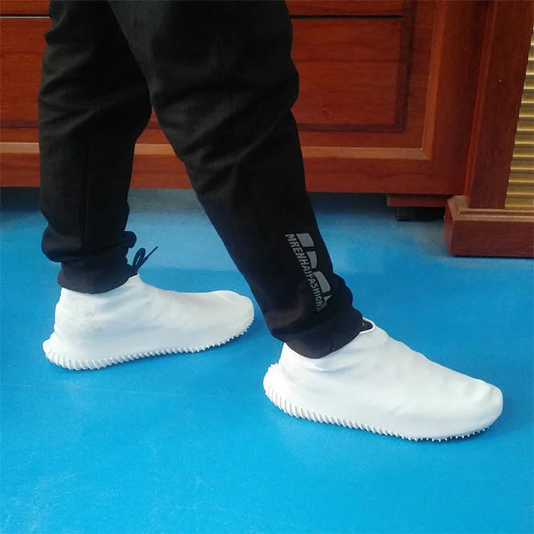 Capa de Sapatos de Silicone Impermeável Antiderrapante para Botas de Chuva Outdoor, Tamanho: L (40-45), Tamanho: L
