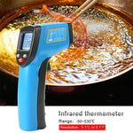 Termómetro Digital Infravermelho de Cozinha Portátil BENETECH GM531, Intervalo de Medição: -50~530 C, GM531