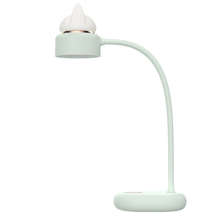 Candeeiro de mesa LED com design de fonte dupla em forma de gato, suporte para controlo de 3 níveis de brilho