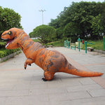Fato Insuflável de Dinossauro para Adultos Fato de Dragão Insuflável para Halloween Fato de Carnaval para Festa para Mulheres e Homens