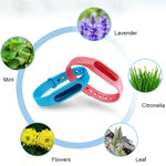 10 Pulseiras Repelentes de Mosquitos em Silicone com Fecho, Adequadas para Crianças e Adultos, Comprimento: 23cm, Cor Enviada Aleatoriamente, 10 Unidades