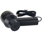 Kit de Limpeza Portátil HK-6019A com Sucção Potente USB 3.5W, Escova para Teclado de Computador, Bocal Coletor de Pó, Aspirador Manual para Limpeza de Portátil / Animais de Estimação, Cabo USB de 1,8 m, DC 5V (Preto)