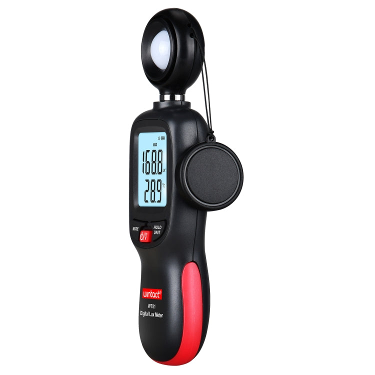 Medidor Digital de Luz Lux Wintact WT81 para Fábrica / Escola / Casa e Diversas Ocasiões, Alcance: 0-200.000 Lux