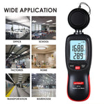 Medidor Digital de Luz Lux Wintact WT81 para Fábrica / Escola / Casa e Diversas Ocasiões, Alcance: 0-200.000 Lux